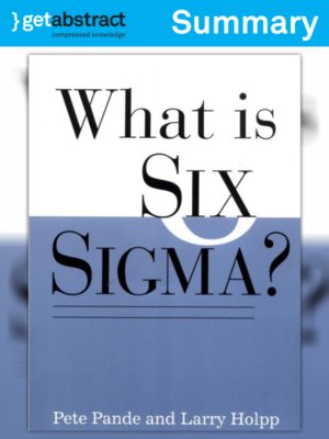 cover image of What Is Six Sigma? (Summary)